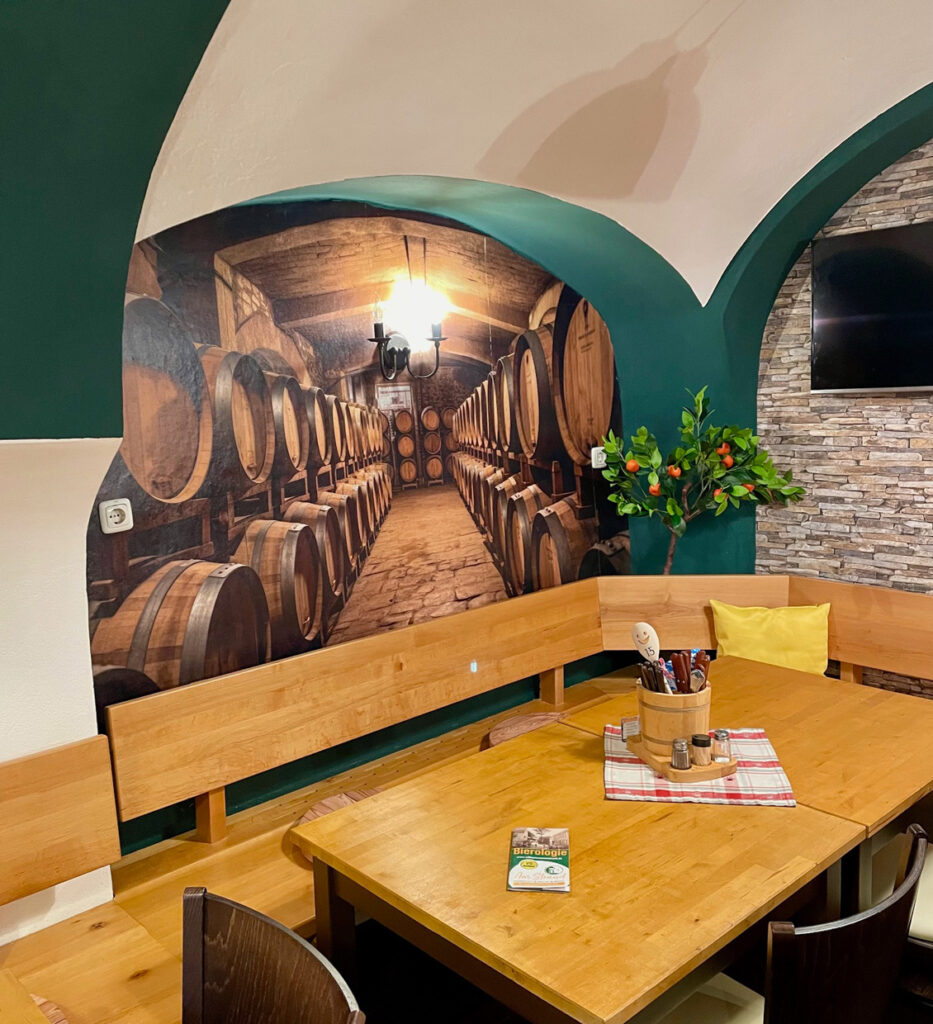 Ottos Bierkeller in der Brauereigaststätte Am Strand in Marktredwitz