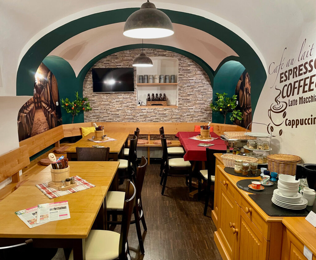 Bonusraum für Familien- und Fimenfeiern in der Brauereigaststätte Am Strand